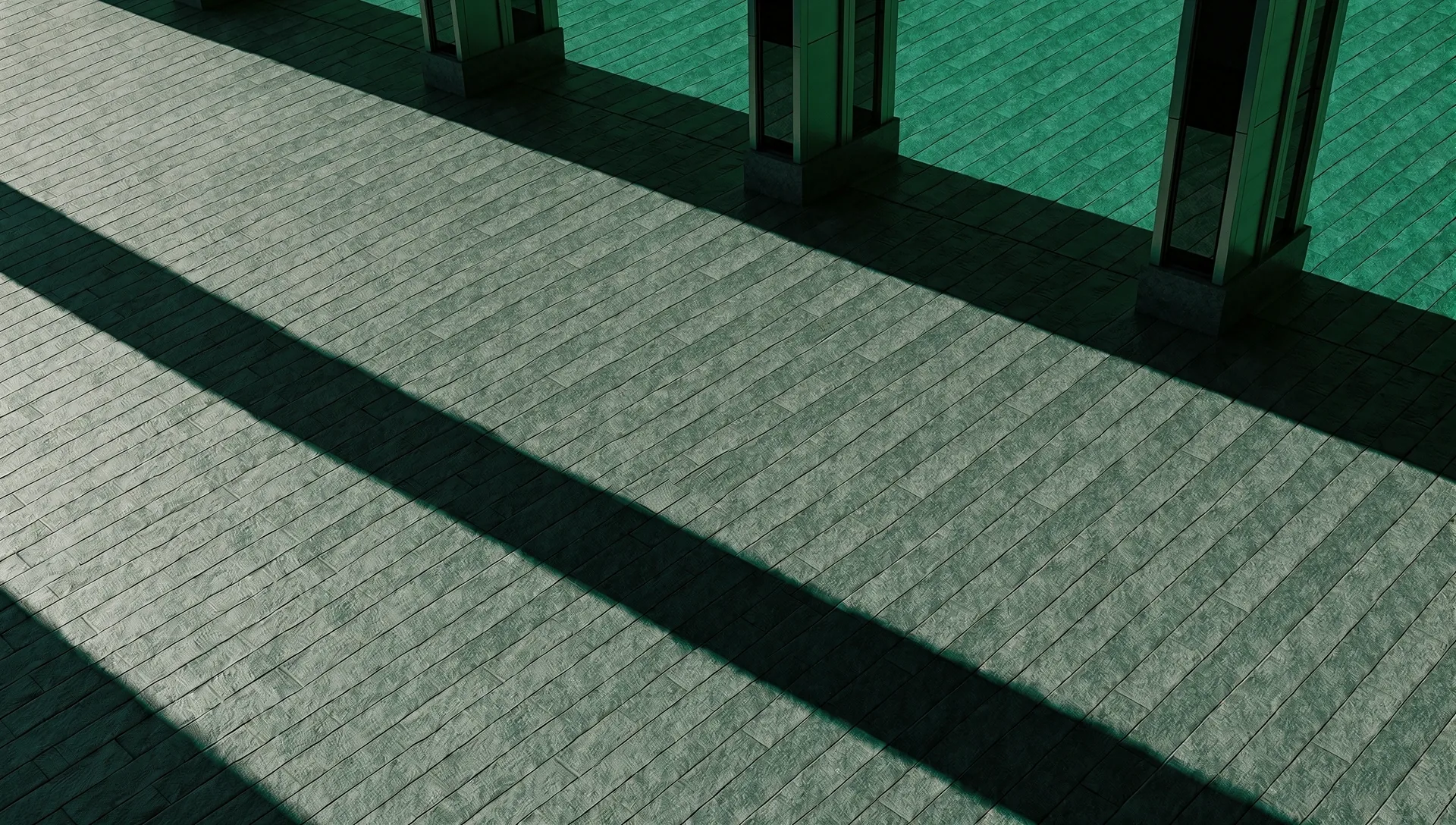 Rhythmic architectural pattern