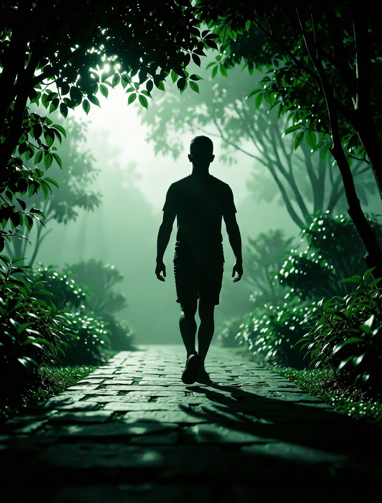 High-contrast athletic movement study